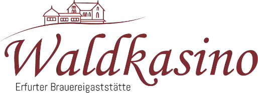 Waldkasino – Erfurter Brauereigaststätte Logo Rot