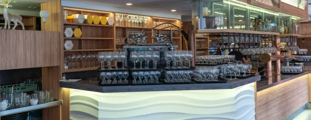 Bar im Restaurant Waldkasino